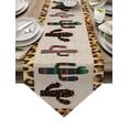 thumbnail image 1 of Leopard Print Table Runner Country Wedding Decor Cake Tablecloth Placemat Dinning Table Decoration Table Runners, 1 of 5