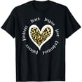 thumbnail image 1 of Leopard Print Teach Inspire Love Leopard Print Teacher T-Shirt, 1 of 4