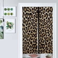 thumbnail image 1 of Leopard Print Textured Fabric Background Door Curtain Nordic Living Room DoorCurtain Porch Partition Curtain Kitchen Rative Half Curtain, 1 of 4