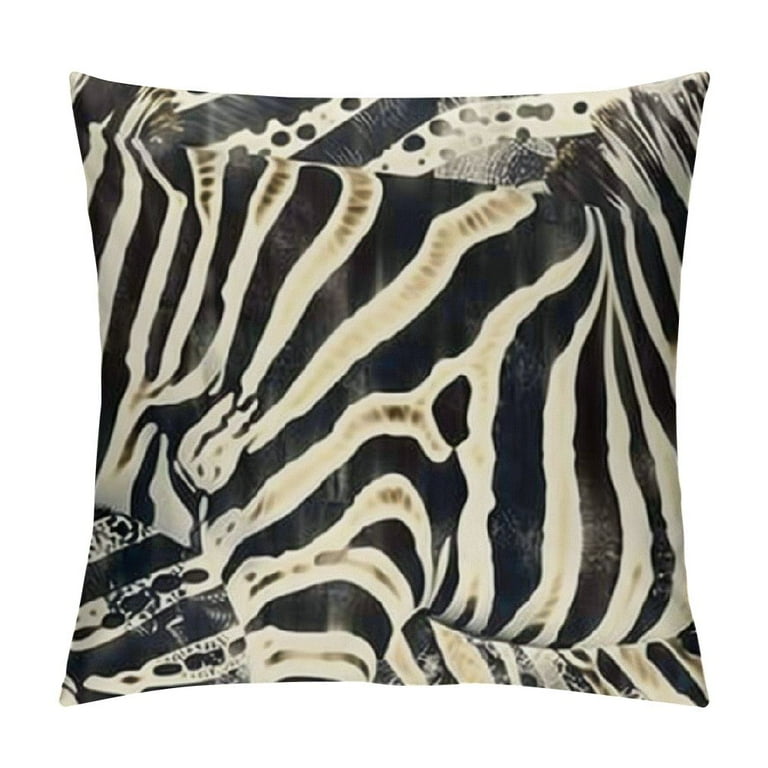 Leopard Print Throw Pillow Covers for Couch Sofa Bed, Cheetah