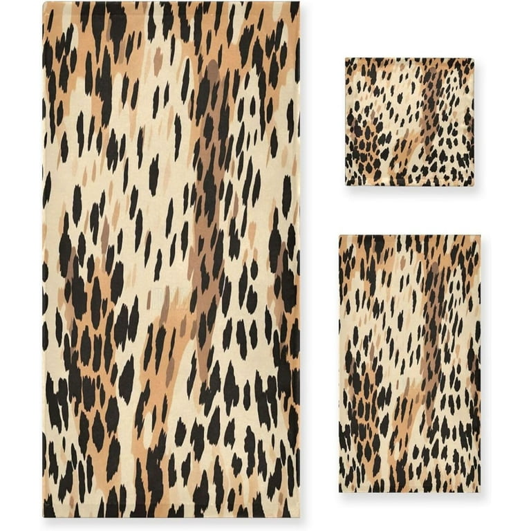 Animal print towels bathroom accessories hotsell