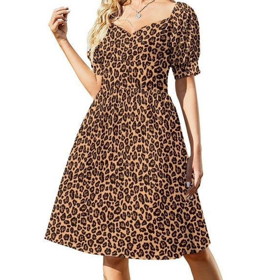Leopard Print Trapeze Dress Dress women's evening dresses 2024 birthday dress for women sexy dress for women Evening gown