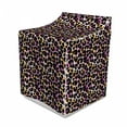 thumbnail image 1 of Leopard Print Washer Cover, Abstract Wild Exotic Animal Skin Pattern in Style with Vibrant Color, Washroom Decor with Dust Protection, 29" x 28" x 40", Multicolor, by Ambesonne, 1 of 3