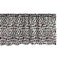 thumbnail image 1 of Ambesonne Leopard Print Valance Pack of 2, Modernized Cat Skin, 54"X18", Multicolor, 1 of 4