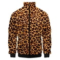 thumbnail image 1 of Leopard Print Zipper Hoodies Sweatshirts 3D Printed Jackets For Men Women Clothing Casual Fashion Trendy Unisex Coat Jacket Tops, 1 of 6