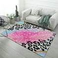 thumbnail image 1 of Leopard Print with Glitter And Marble Area Rugs Soft Carpet Suitable for Living Room Kitchen Bedroom Laundry Room Home Decorations, 1 of 6
