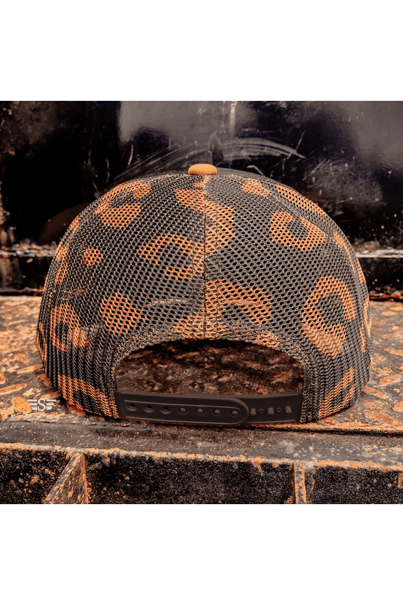 Leopard Printed Mesh Back Cap (StandardBack)