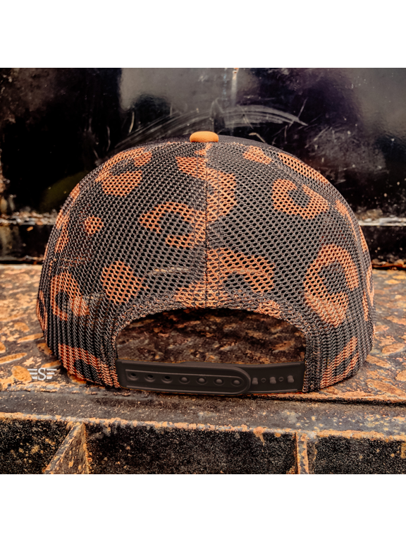 Leopard Printed Mesh Back Cap (StandardBack)