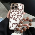thumbnail image 1 of Leopard Printed Plush Phone Case, 1 of 5