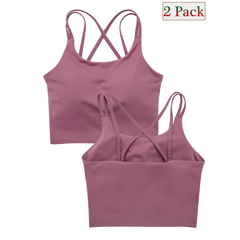 Leopard Printed Sports Bras for Women Yoga Cami Tops Crop Tank Tops with  Built-in Bra Workout Light Support Yoga Bra Gym Tops Tube Vest, Plus Size
