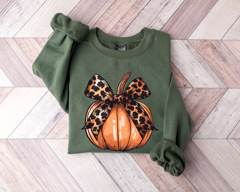 Animal print pumpkin sweatshirt sale