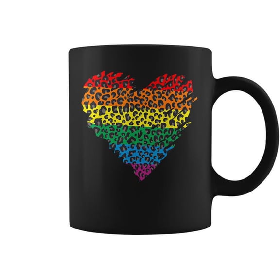 Leopard Rainbow Coffee Mugs