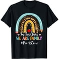 thumbnail image 1 of Leopard Rainbow Pre-K Crew We Are Family Back To School T-Shirt, 1 of 4
