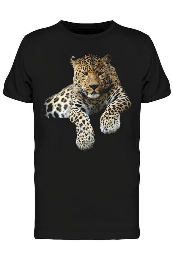 Leopard Ready For Photo T-Shirt Men -Image by Shutterstock, Male Small