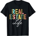 thumbnail image 1 of Leopard Real Estate Life Agent Realtor Investor Home Broker T-Shirt, 1 of 4