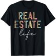 thumbnail image 1 of Leopard Real Estate Life Agent Realtor Investor Home Broker T-Shirt, 1 of 4