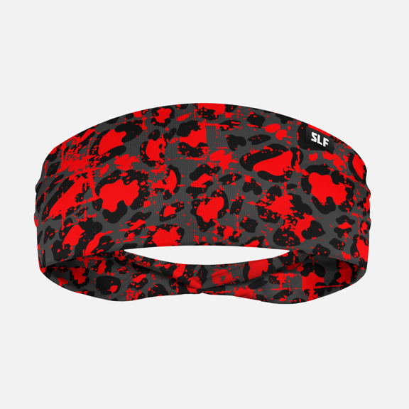 Leopard Red Headband