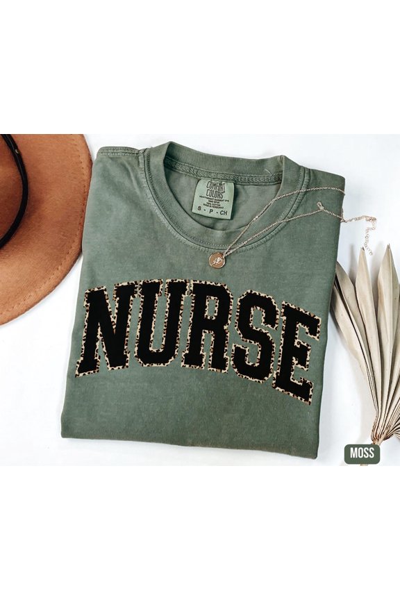 Leopard Registered Nurse Midwife Registered Nurses Nursing Graduation Cheetah Print Np Nicu Rn Bsn T-Shirt All Size S-3XL