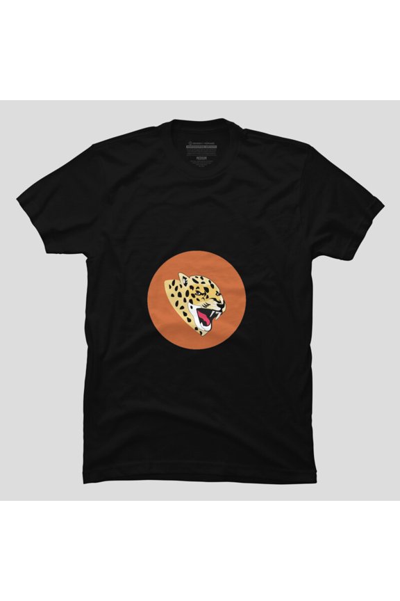 Leopard Roaring Head Funny Animal Sarcastic Humor Quote Unisex T-Shirt, Up to Size 5XL