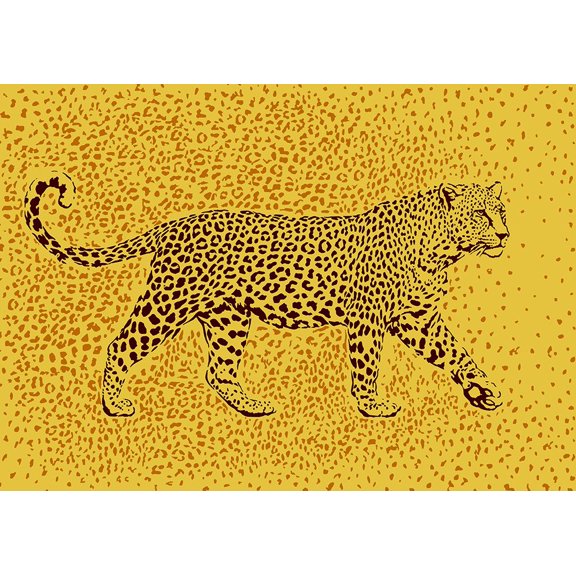 Leopard Rosette Camouflage Poster Print - Carlo Kaminski (36 x 24)