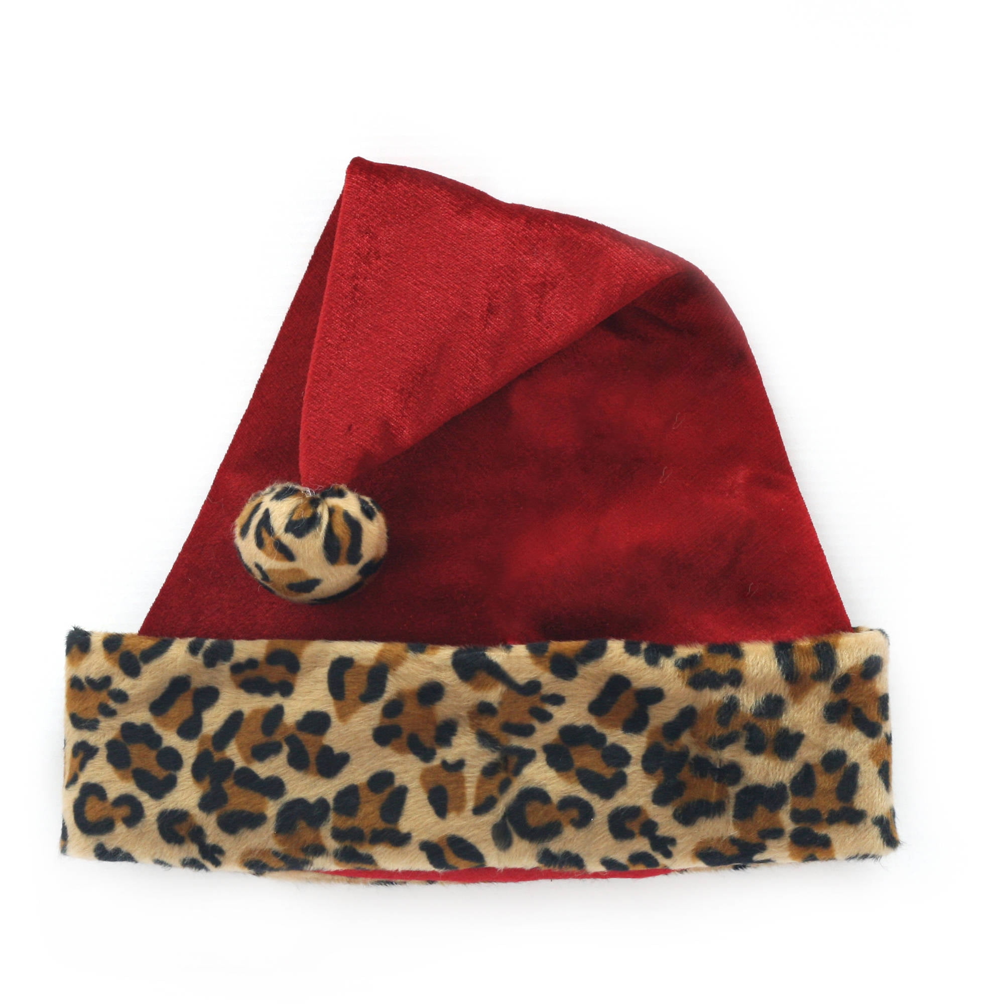 Leopard Santa Hat Walmart