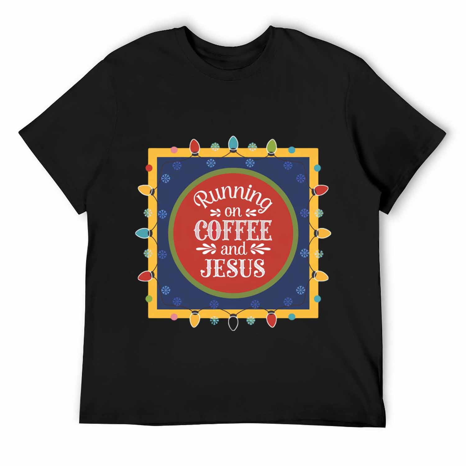 Leopard Senior 2025 Running on Coffee and Jesus s Graduation 2025 T