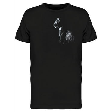 Leopard Sitted In Darkness  T-Shirt Men -Image by Shutterstock, Male XX-Large