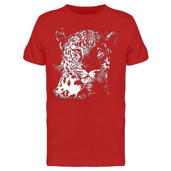 Leopard, Sketch T-Shirt Men -Image by Shutterstock, Male Medium