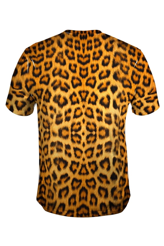 Leopard Skin Mens T-Shirt All Over Print