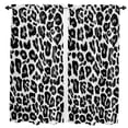 thumbnail image 1 of Leopard Skin Texture Small Curtain Rod Pocket Short Curtains Half Drapes Partition Cabinet Door Window Curtains Home Decor, 1 of 6