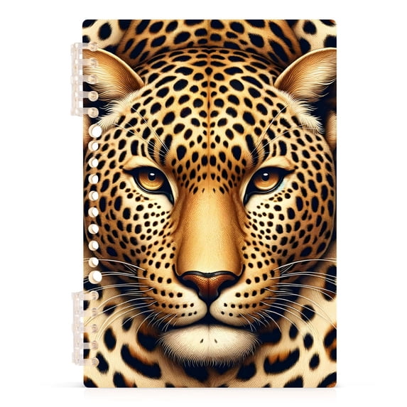Leopard Spiral Journal Notebook College Ruled Notebook 8.3" x 5.7" A5 Lined Thick Paper Page