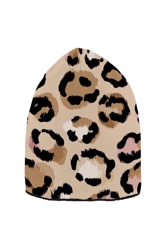 Leopard Spots Beanie Hat Unisex Warm Winter Hat Cap For Women Men Winter Running