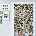 thumbnail image 1 of Leopard Spots In Black And Gold Door Curtain Nordic Living Room DoorCurtain Porch Partition Curtain Kitchen Rative Half Curtain, 1 of 4
