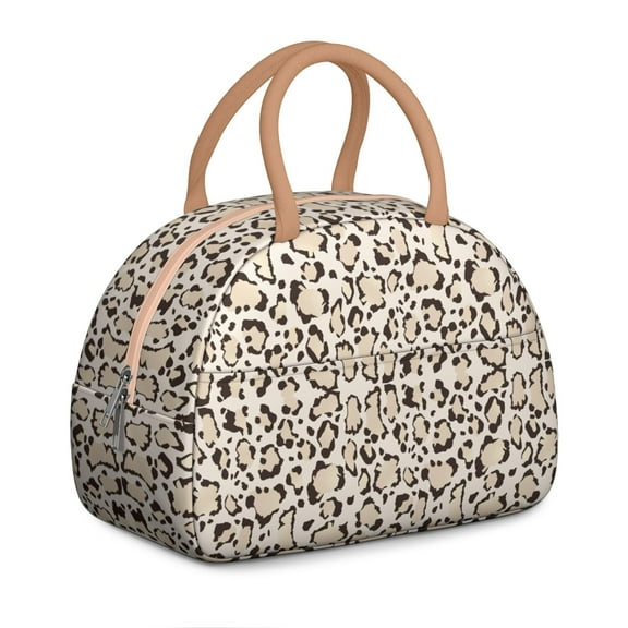 Leopard Spots Lunch Box – Classic Animal Print Design with Vintage Flair, Leakproof and Insulated Tote for Women, Ideal for Everyday Lunch or Gifts