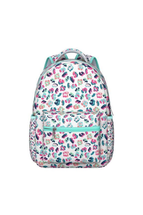 Leopard Spots School Backpack Cheetah Animal Print Texture Unique Fashion Backpack for Student and Student