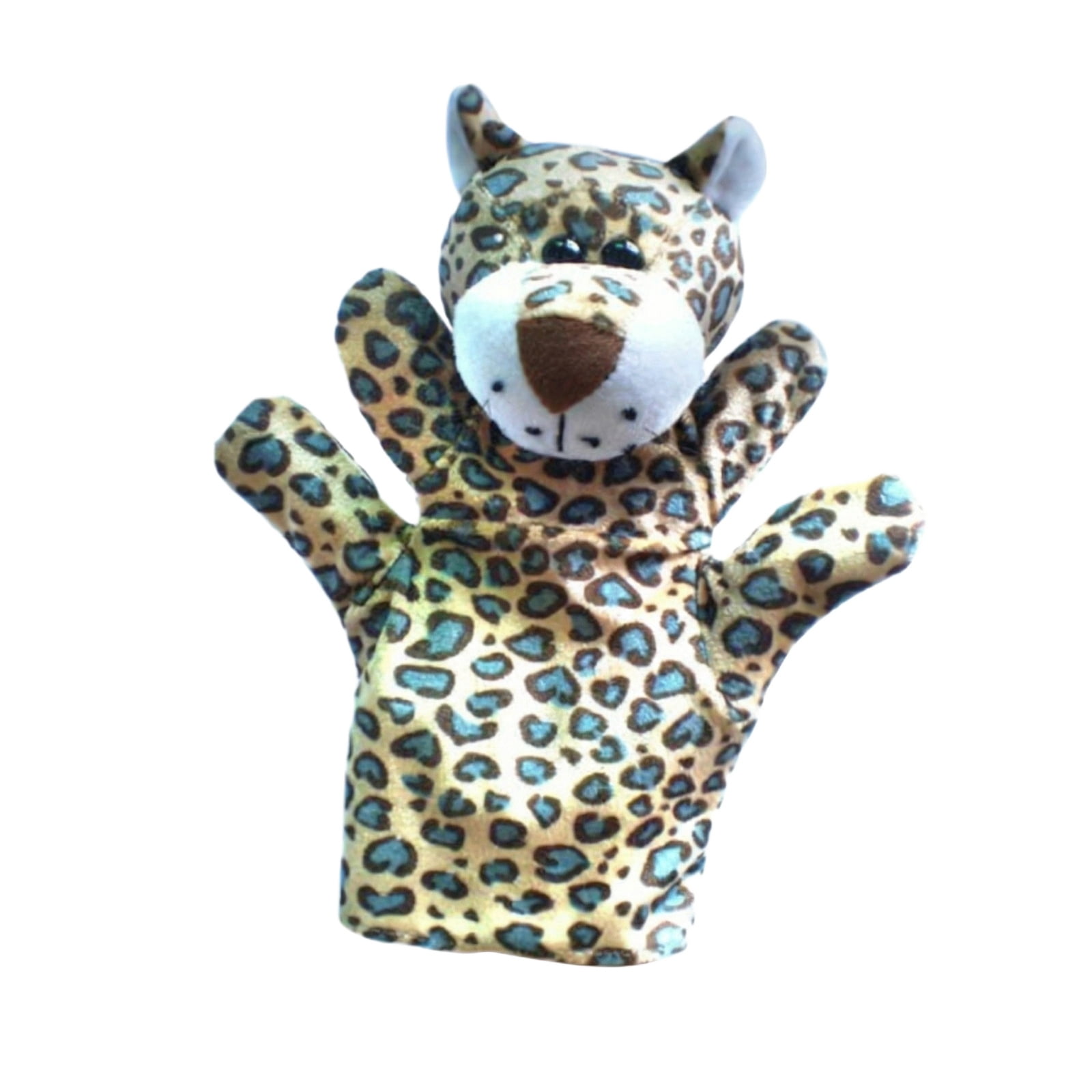 Leopard Spotted Hand Puppet, Plush Stuffed Animals, 12 In, Soft ...