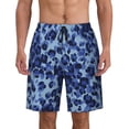 thumbnail image 1 of Leopard Stripes Men'S Beach Pants Quick Dry Short Swim Trunks With With Pockets And Mesh Lining Swimwear Beach Bathing Shorts Xx-Large, 1 of 1