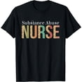 thumbnail image 1 of Leopard Substance Abuse Nurse Print For Nursing Student T-Shirt, 1 of 4