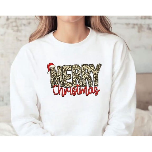 Leopard Sweater, Sweatshirt, Jumper, Jumpers For Women, Santa,Raindeer, Leopard 5 (Swt), Sweatshirt Size S-5Xl