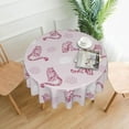 thumbnail image 1 of Leopard Table Cloth Round Table Cover Wrinkle Resistant Waterproof Tablecloth 60 Inch Washable for Kitchen Party Picnic Fall Decorations for Home, 1 of 6