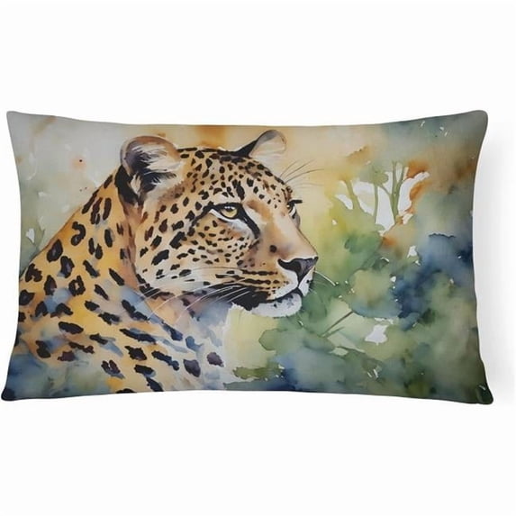 Leopard Throw Pillow 12 in x 16 in