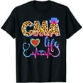 thumbnail image 1 of Leopard Tie Dye CMA Life Stethoscope Leopard Nurse Week T-Shirt, 1 of 4