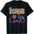 thumbnail image 1 of Leopard Tie Dye Scrub Life Stethoscope Leopard Nurse Week T-Shirt, 1 of 4