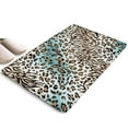 thumbnail image 1 of Leopard and Tiger Pattern Flannel Non Slip Door Rugs,Washable Door Mats Indoor,Decorative Door Mats,Dirt-Resistant and Absorbent Doormat for Entrance,Bedroom,Kitchen,Bathroom,23.5x16in(60x40cm), 1 of 5