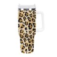 thumbnail image 1 of Leopard Tiger Print 40 Oz Tumbler with Handle and Straw Lid, Stainless Steel Insulated Travel Coffee Mug, Vacuum Insulated Water Bottle for Home, Office, Car, Keep Hot/Cold for Hours, 1 of 8