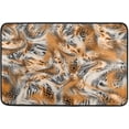 thumbnail image 1 of Leopard Tiger Skin Print Doormats Bathroom Floor Mat Lightweight Non-Slip Area Rugs Entrance Front Door Rug for Outdoor Garden Kitchen Bedroom 23.6" x 15.7" Home Decor, 1 of 7