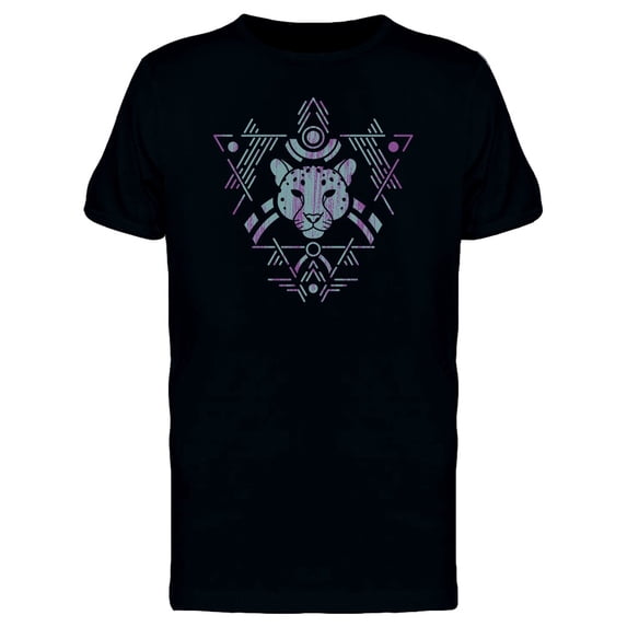 Leopard Tribal Head T-Shirt Men -Image by Shutterstock, Male Medium