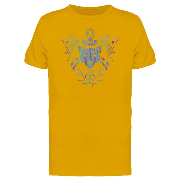 Leopard Tribal Head T-Shirt Men -Image by Shutterstock, Male Small
