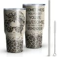 thumbnail image 1 of Leopard Tumbler Gifts for Women - Stainless Steel Coffee Cup with Lid/Straw 20oz,30oz, 1 of 5