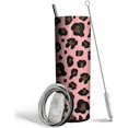 thumbnail image 1 of Leopard Tumbler,Pink Leopard Skinny Tumblers,Vacuum Insulated Tumbler With Straw,Cute 20 Oz Travel Tumbler,Birthday Gift for Women,Mom,Bridesmaid,Sister Co-worker,Boss and Friends, 1 of 6